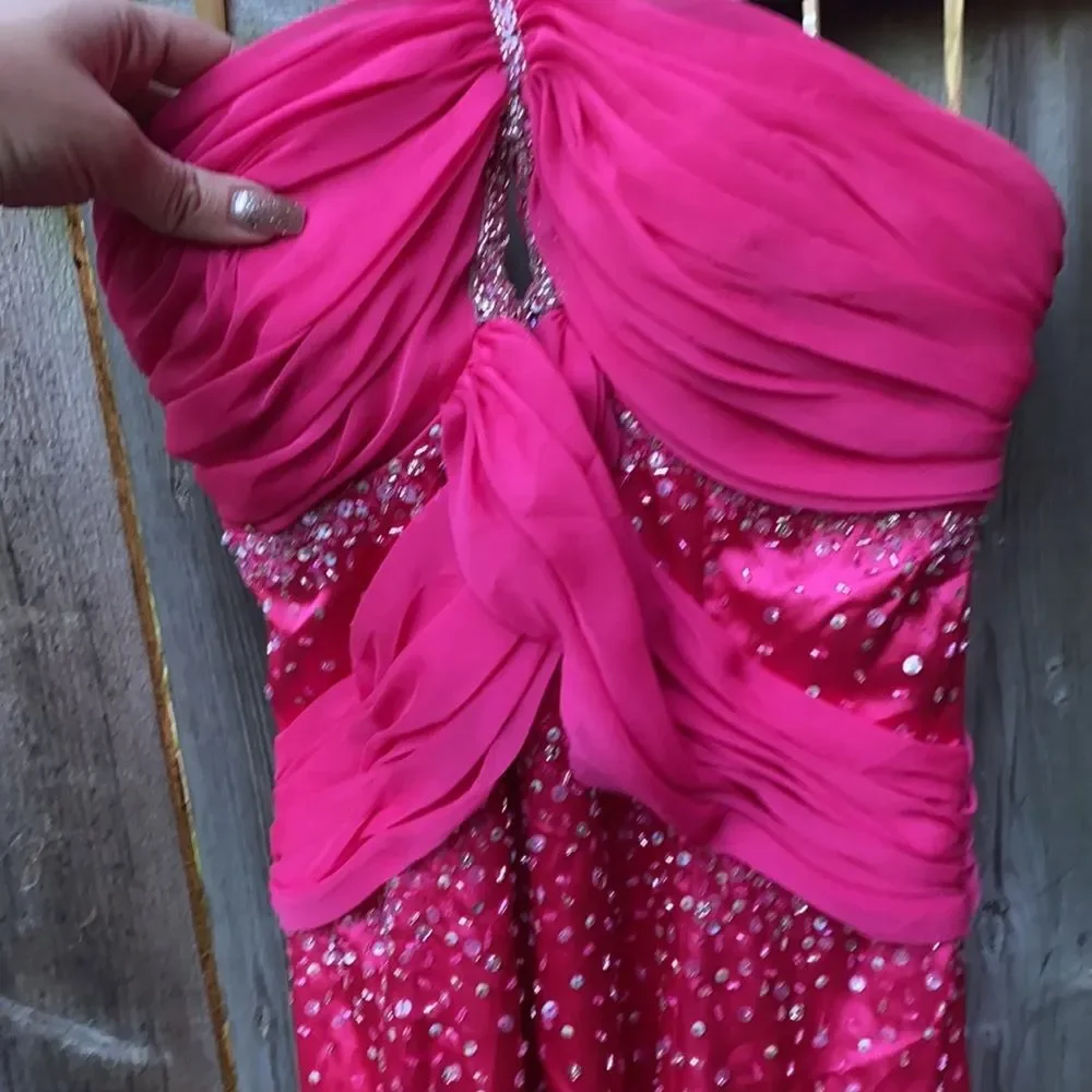 Pink sequins dress sz. 6